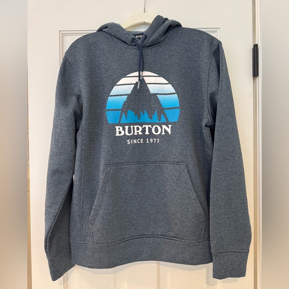 Burton Blue and Gray Hoodie